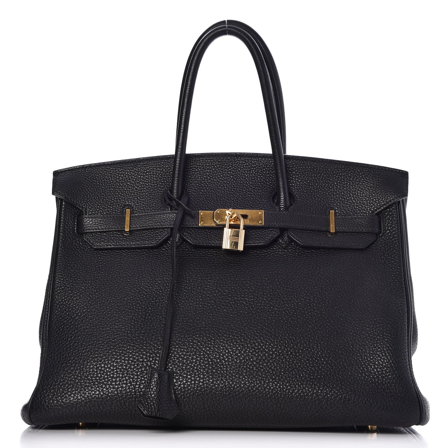 Hermes Taurillon Clemence Birkin 35 Black 1 of 32