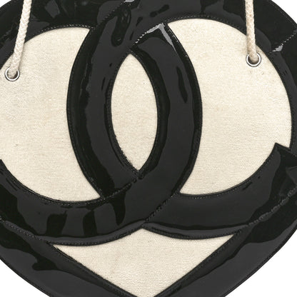 Chanel Patent Terry Ocean Drive Shoulder Bag Black White 8 of 10