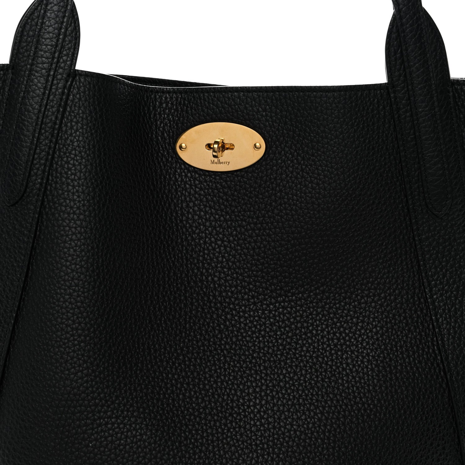 Mulberry Heavy Grain Bayswater North South Tote Black 7 of 10