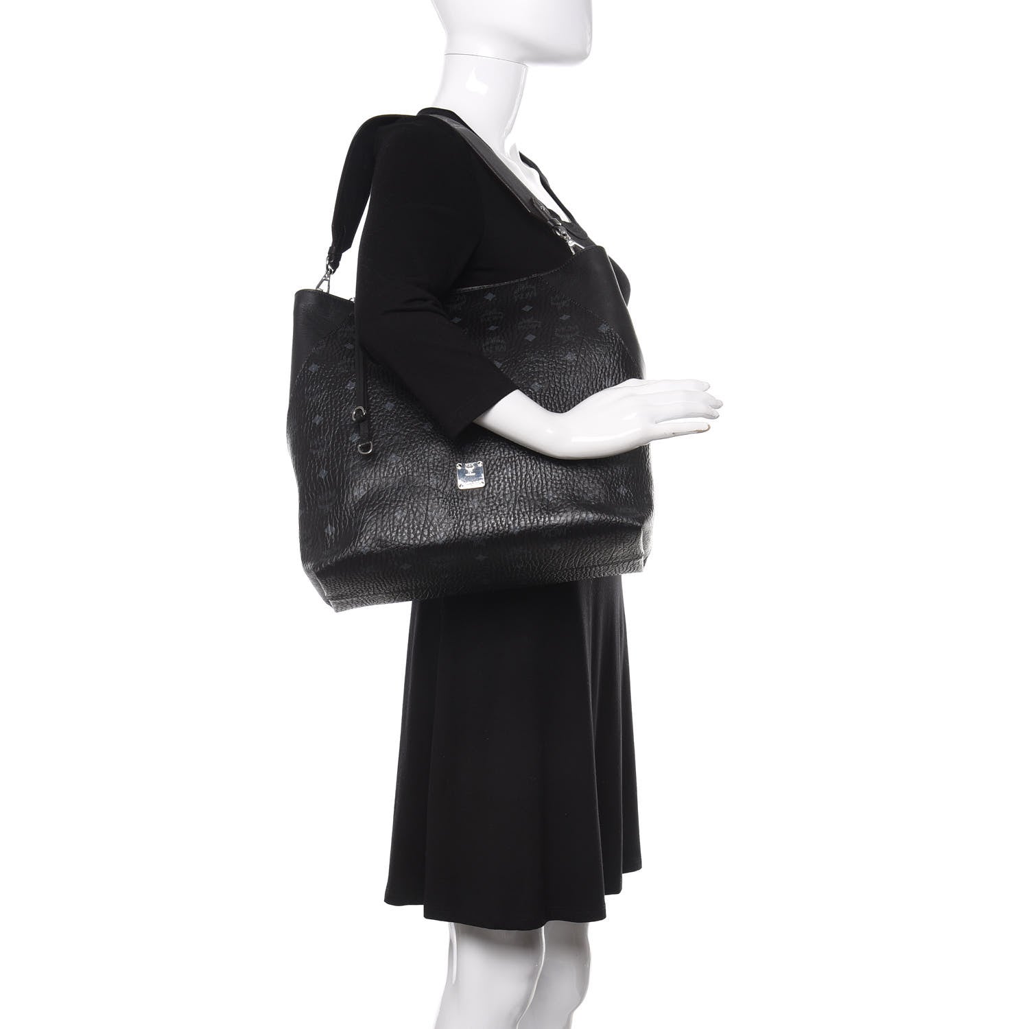 MCM Visetos Large Klara Hobo Black 2 of 10