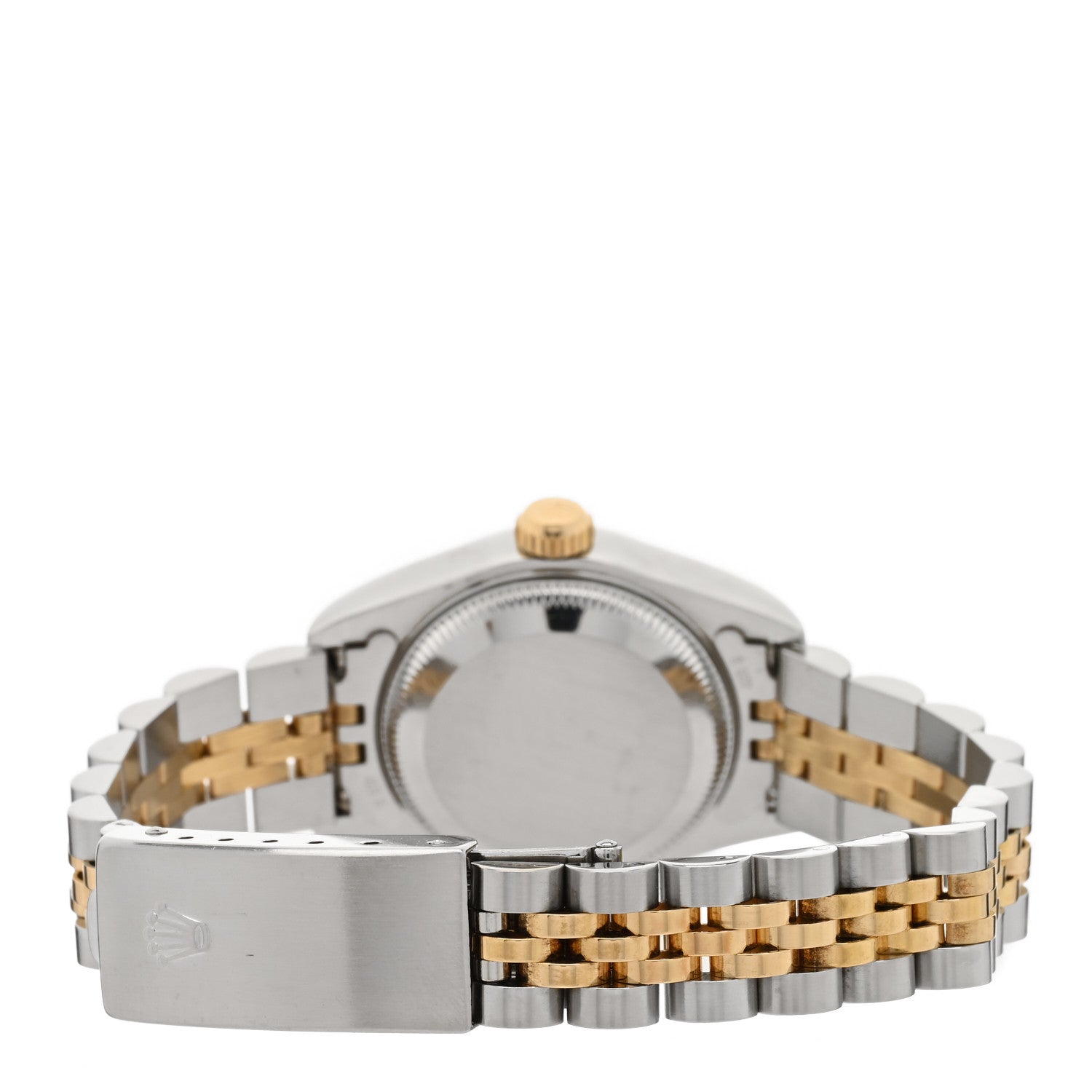 Rolex Stainless Steel 18K Yellow Gold Diamond 26mm Oyster Perpetual Datejust Watch Silver 79173 3 of 4
