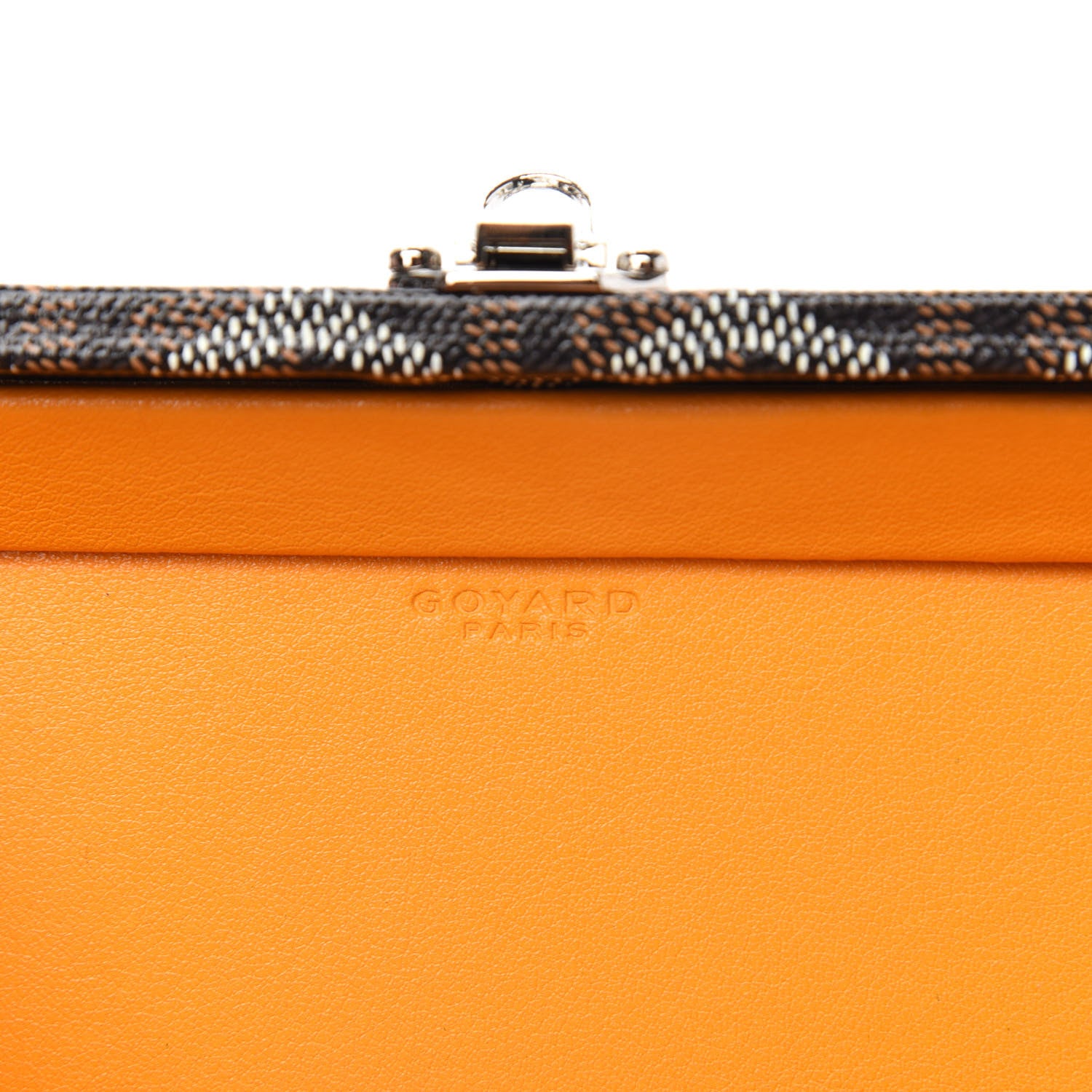 Goyard Goyardine Minaudiere Trunk Bag Black Gold 9 of 10