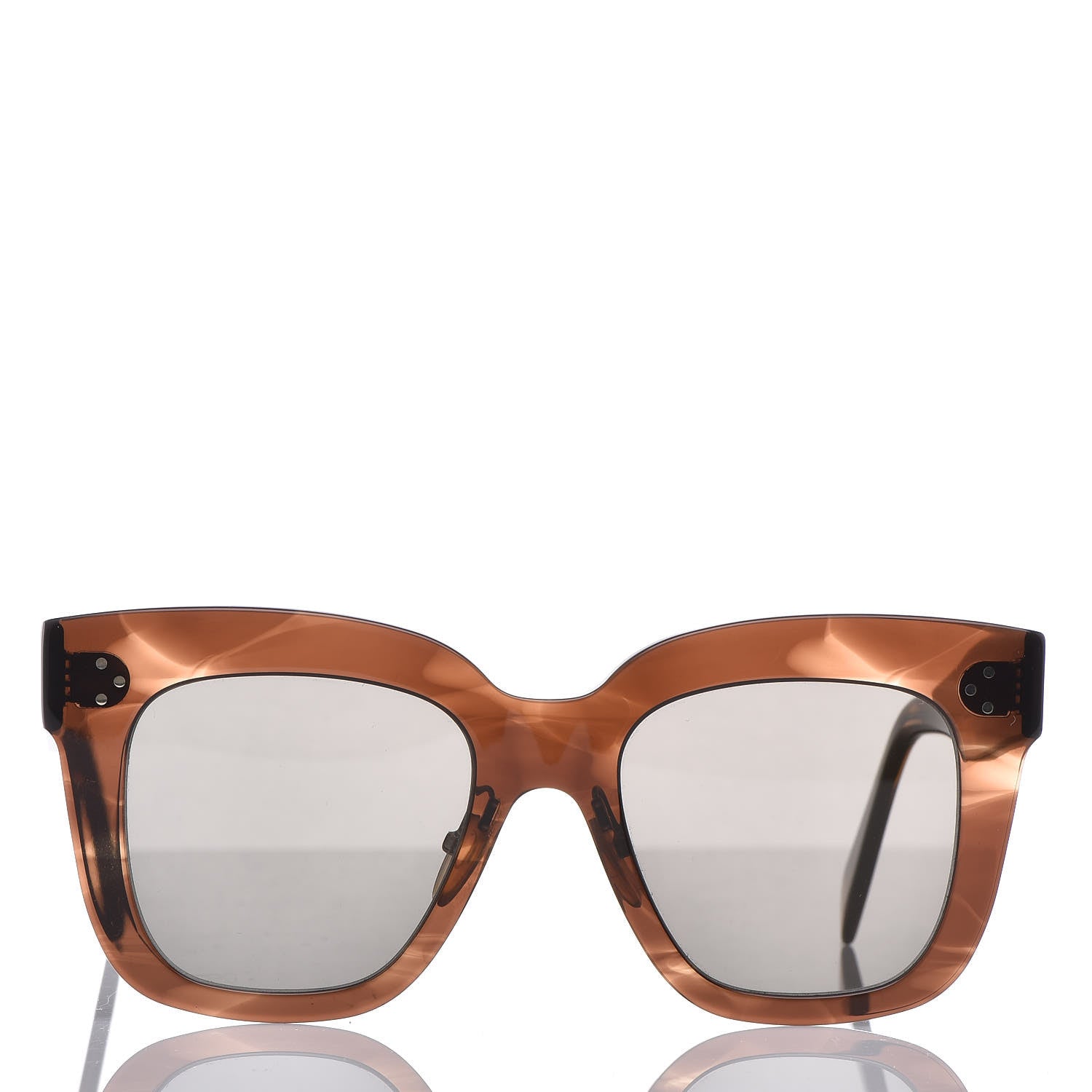 Celine Acetate Kim Sunglasses CL 41444/S Havana Brown 3 of 6