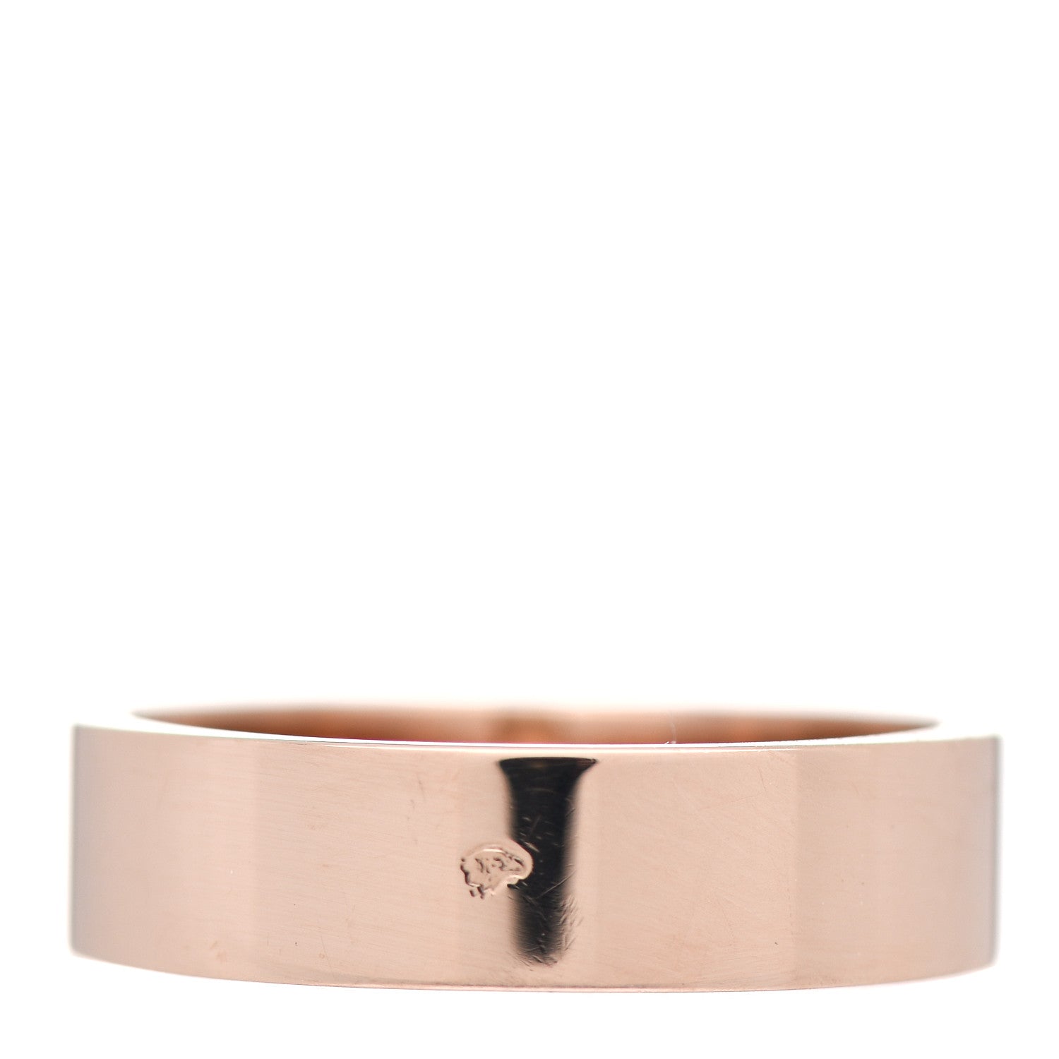 Hermes 18K Rose Gold PM Collier De Chien Ring 53 6.25 3 of 5