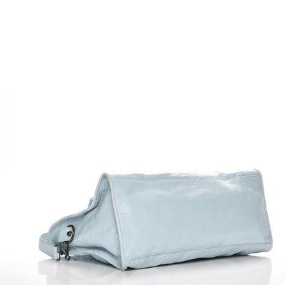 Balenciaga Agneau Classic Hardware Part Time Bleu Dragee 5 of 8