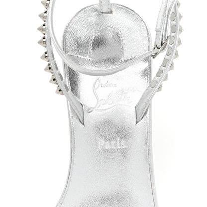 Christian Louboutin Nappa So Me 100 Sandals 37 Silver 8 of 11