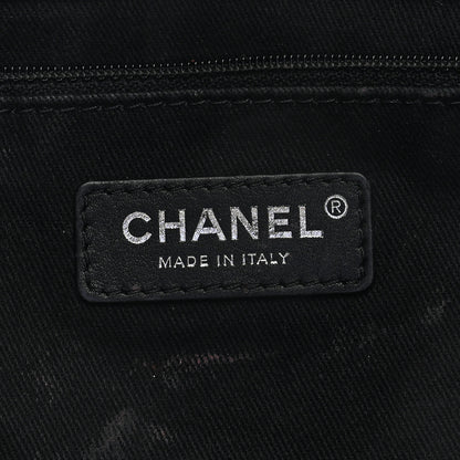 Chanel Mixed Fibers Small Deauville Tote Navy 6 of 11