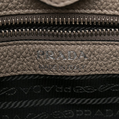 Prada Vitello Daino Soft Hobo Messenger Bag Argilla 6 of 9