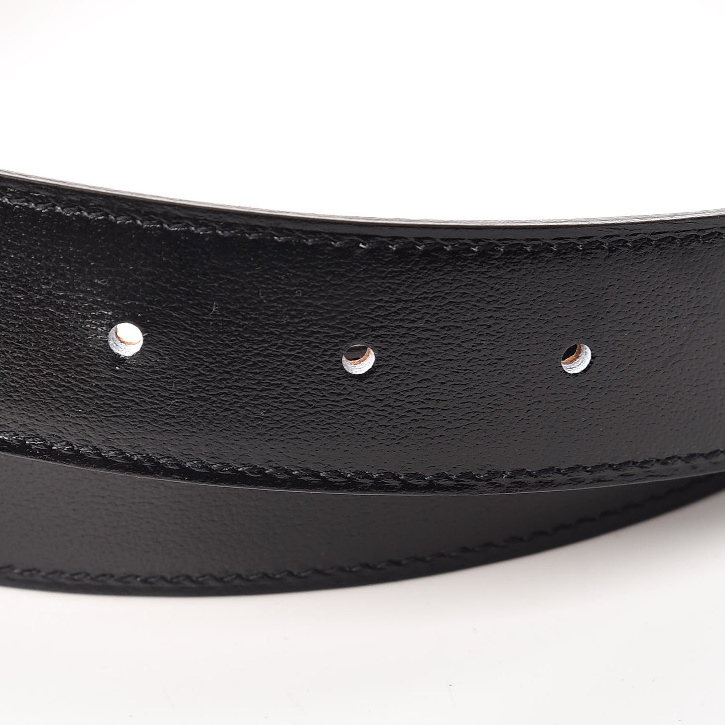 Box Togo 32mm Guilloche H Belt 90 Black Gold