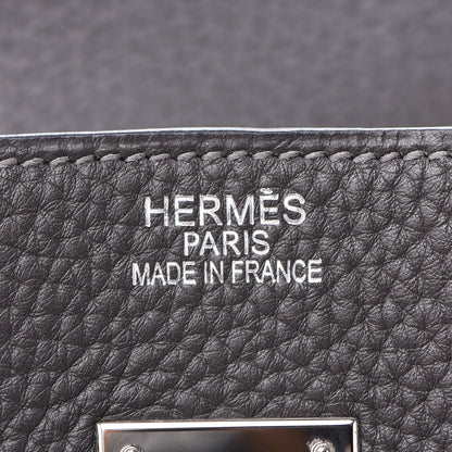 Hermes Taurillon Clemence Birkin 35 Graphite 22 of 33