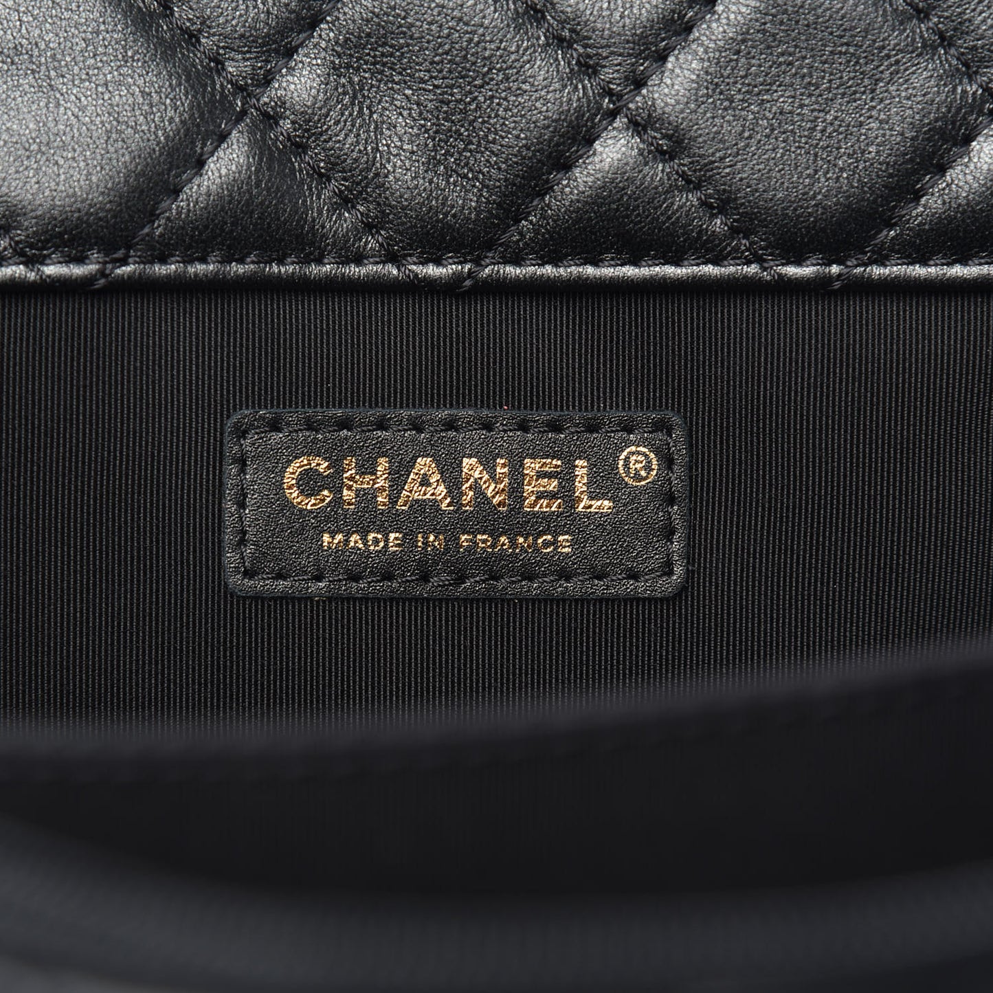 Calfskin Quilted XXL Travel Flap Bag Black
