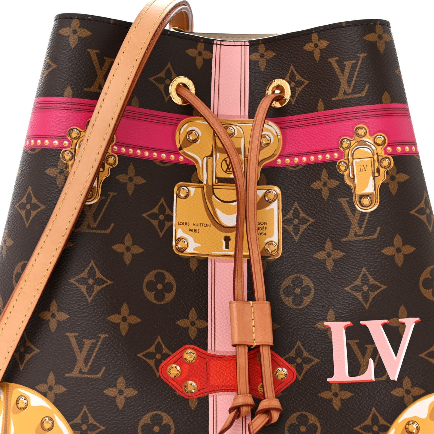 Monogram Summer Trunks Neonoe