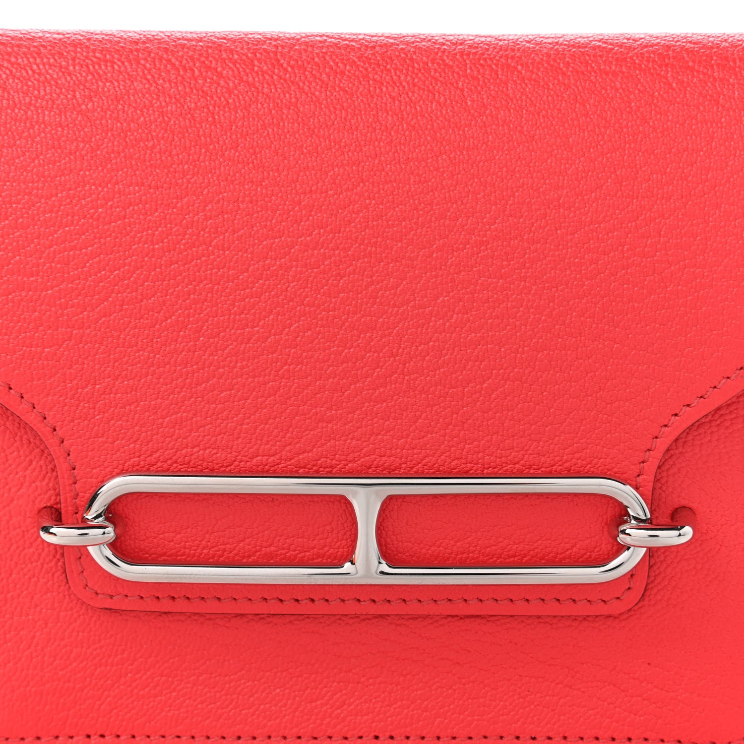 Hermes Chevre Mysore Roulis Slim Wallet Rose Texas 9 of 10