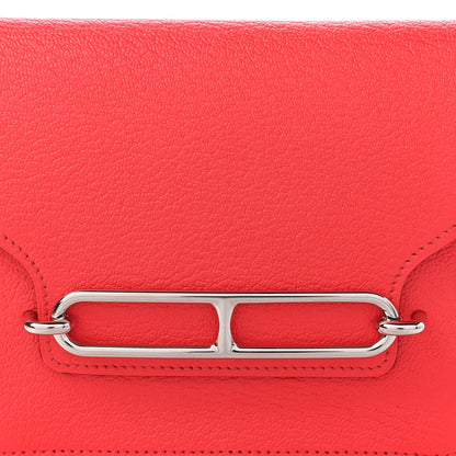 Hermes Chevre Mysore Roulis Slim Wallet Rose Texas 9 of 10