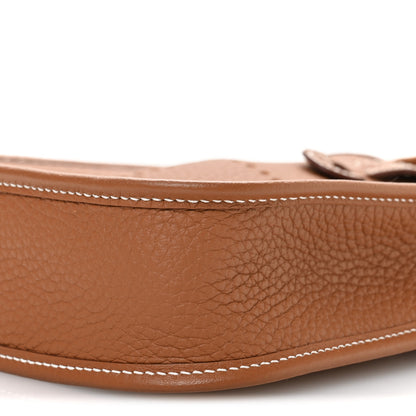 Hermes Taurillon Clemence Evelyne TPM Gold 10 of 11