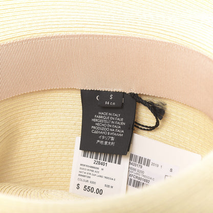 Gucci Raffia Double G Bucket Hat S Ivory 7 of 7