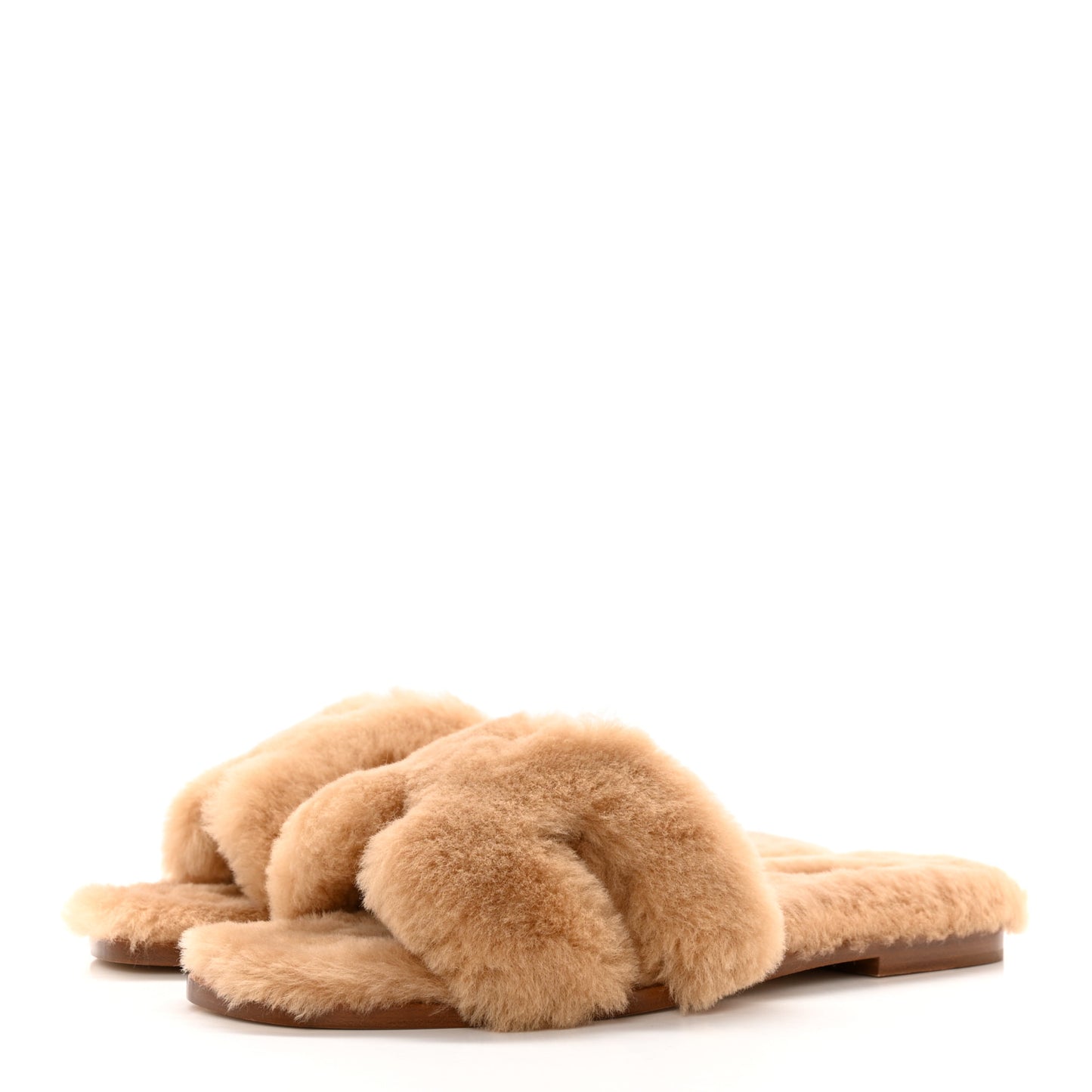 Woolskin Oran Sandals 39.5 Beige Argile