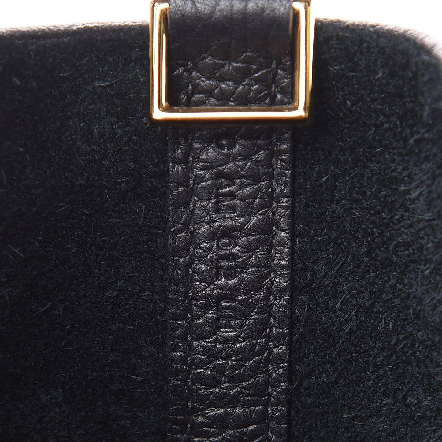 Taurillon Clemence Picotin Lock 18 PM Black