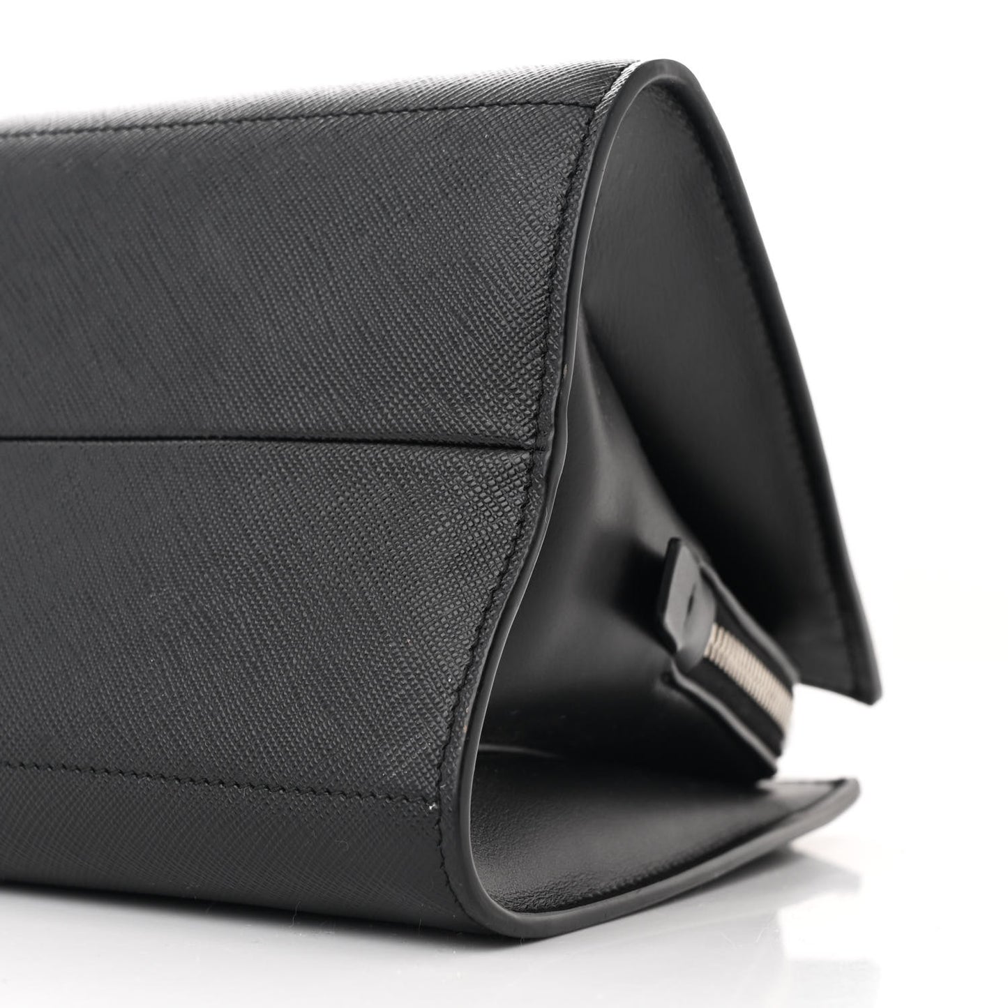 Saffiano Top Handle Bag Black