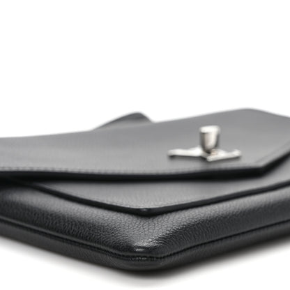 Louis Vuitton Soft Calfskin My Lockme Pochette Black 7 of 9
