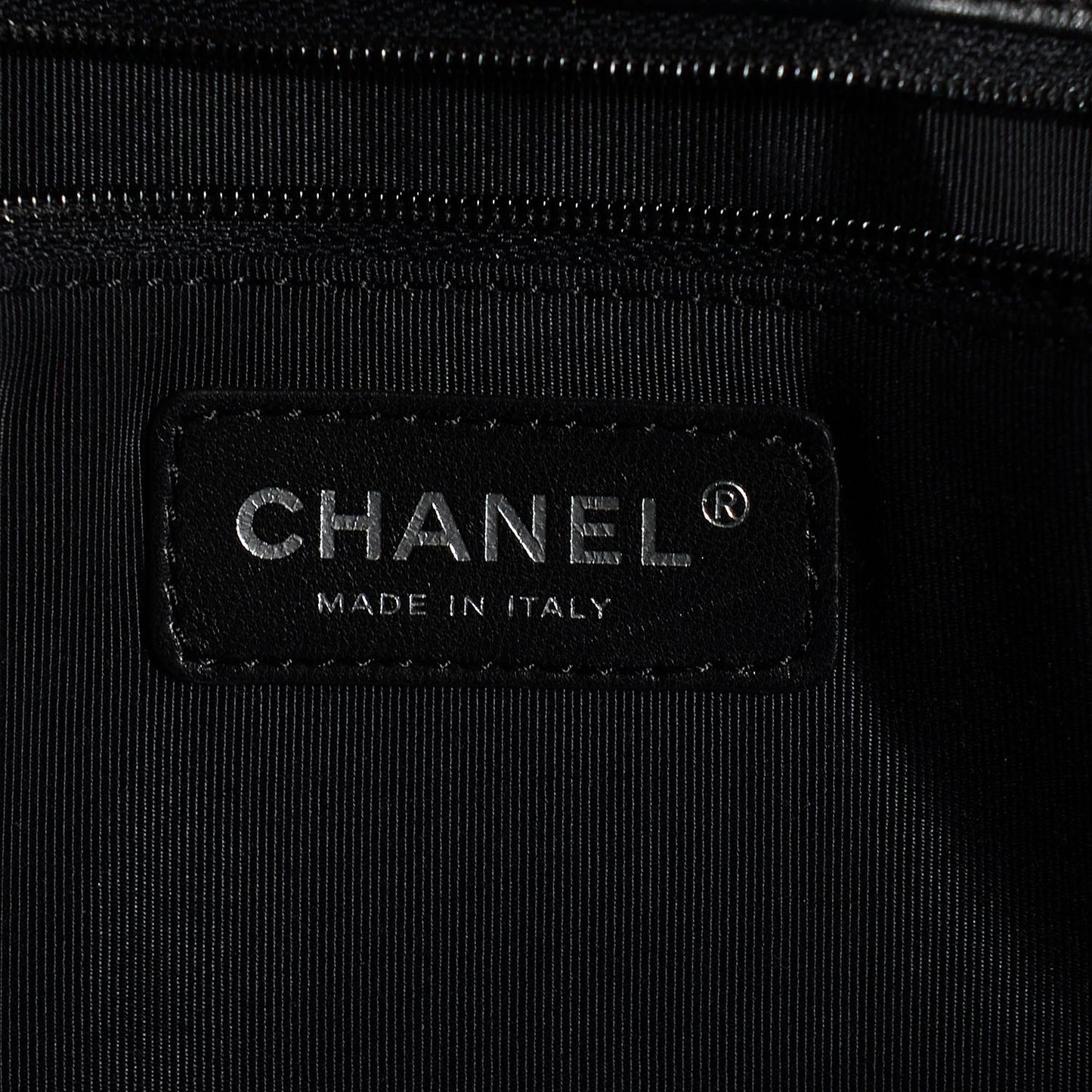Calfskin Cerf Executive Shopper Tote Black