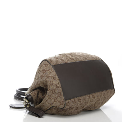 Gucci Monogram Medium Sukey Boston Bag Brown 4 of 16