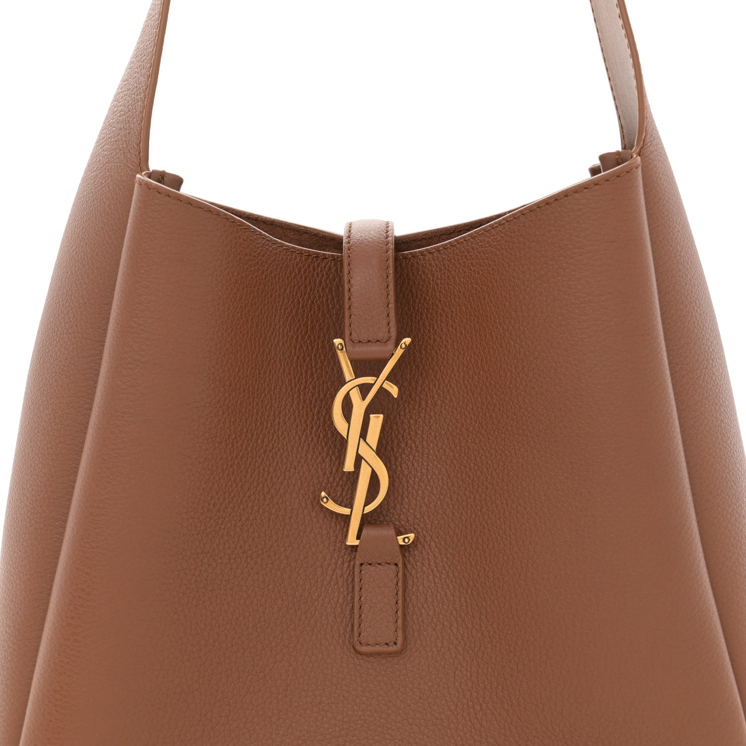 Saint Laurent Smooth Calfskin Small Le 5 A 7 Soft Hobo Fox 8 of 11