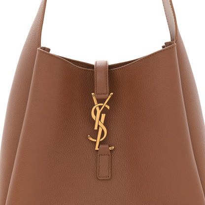 Saint Laurent Smooth Calfskin Small Le 5 A 7 Soft Hobo Fox 8 of 11