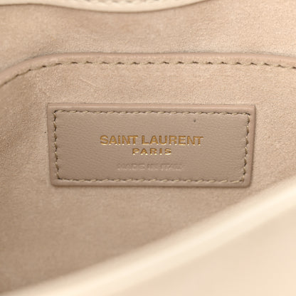 Saint Laurent Lambskin Quilted Le 57 Diamond Shoulder Bag Crema Soft 6 of 10