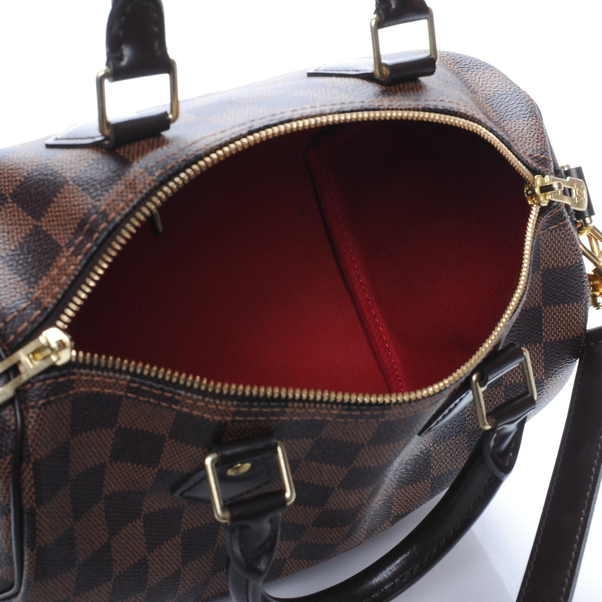 Damier Ebene Speedy Bandouliere 25