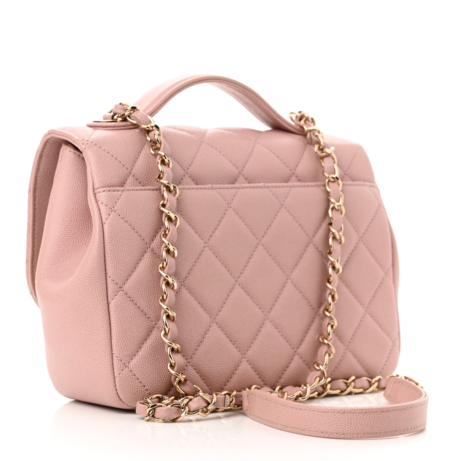 Chanel Caviar Quilted Medium Business Affinity Flap Light Pink 3 of 10