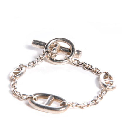 Hermes Sterling Silver Farandole Bracelet LG 1 of 5