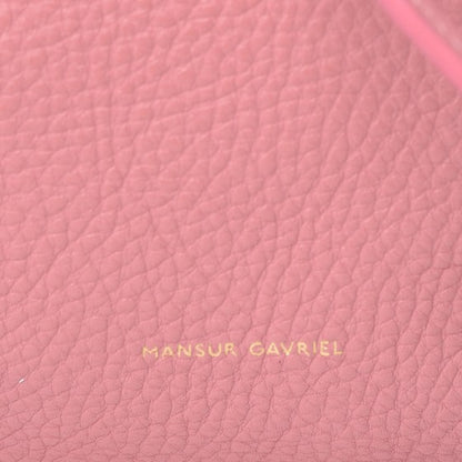 Mansur Gavriel Tumbled Calfskin Bucket Bag Blush 9 of 13