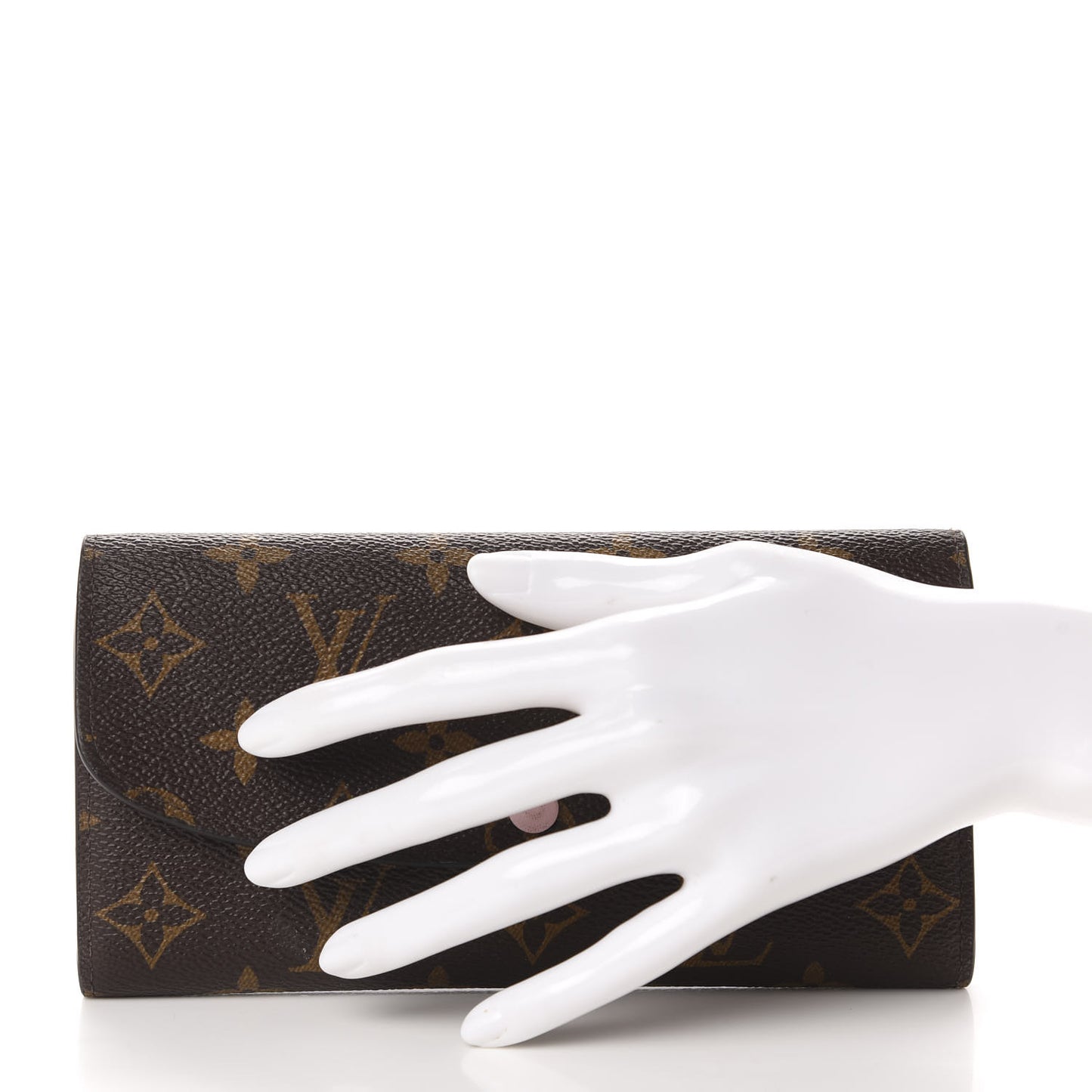 Monogram Emilie Wallet Rose Ballerine
