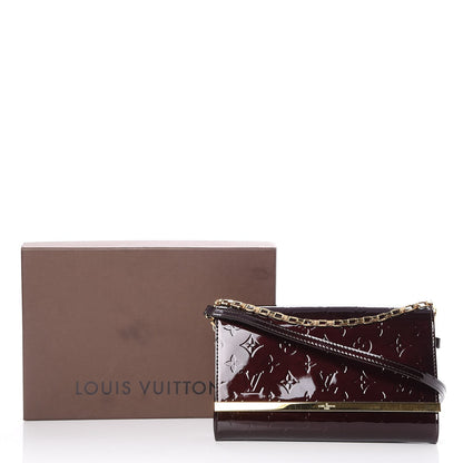 Louis Vuitton Vernis Ana Clutch Amarante 7 of 7