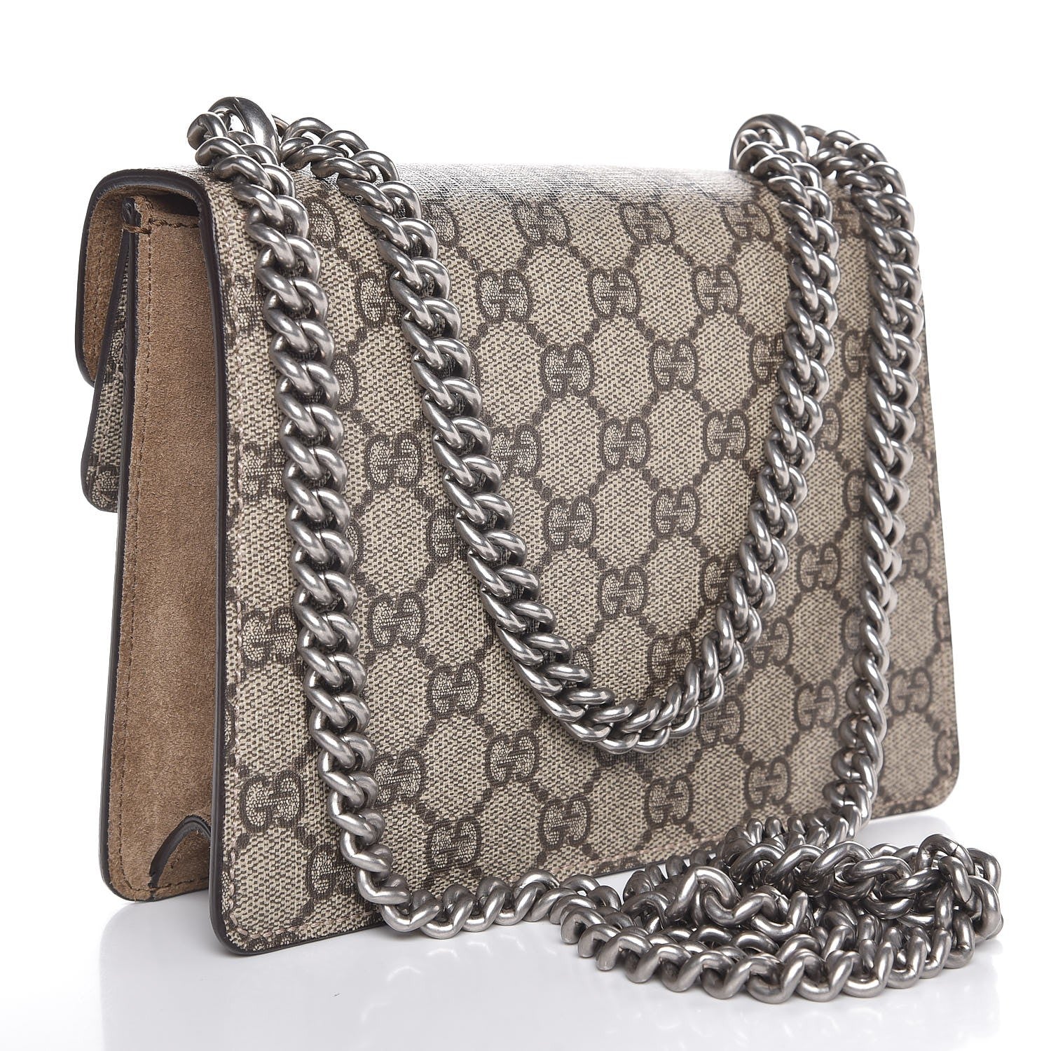 Gucci GG Supreme Monogram Mini Dionysus Shoulder Bag Taupe 4 of 21