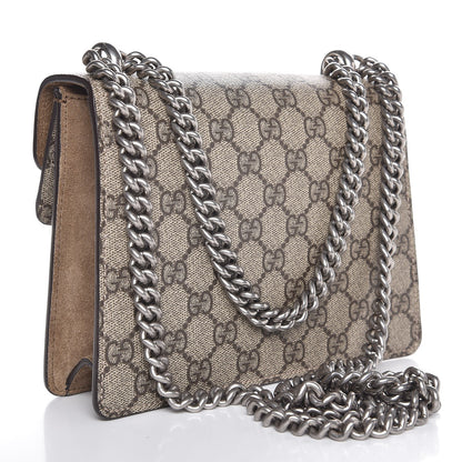 Gucci GG Supreme Monogram Mini Dionysus Shoulder Bag Taupe 4 of 21