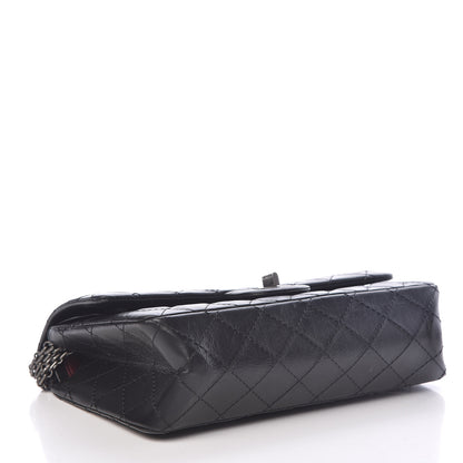 Chanel Aged Calfskin Quilted 2.55 Reissue 225 Flap Black 4 of 10