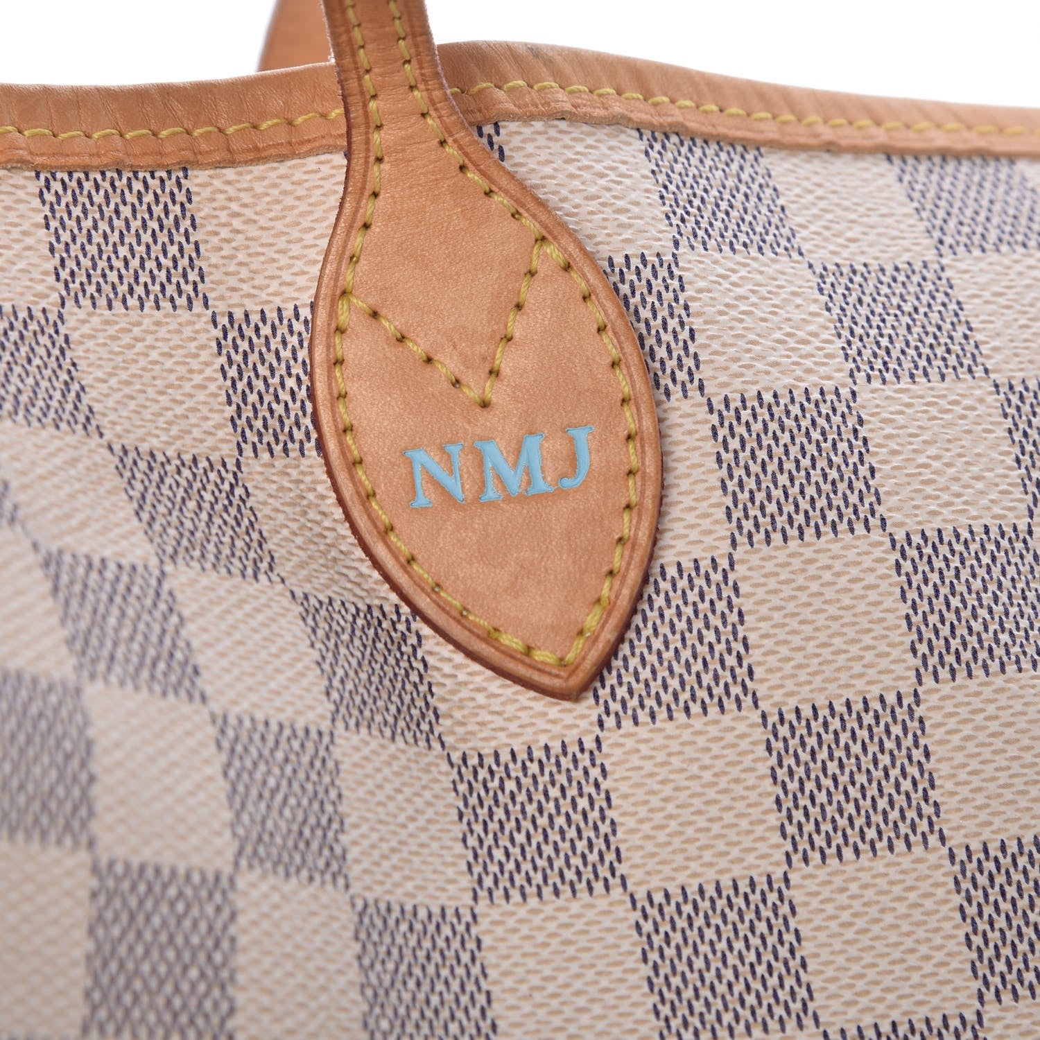 Louis Vuitton Damier Azur Neo Neverfull MM 9 of 16