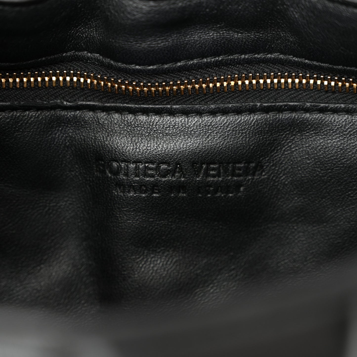 Nappa Maxi Intreccio Padded Cassette Crossbody Bag Black
