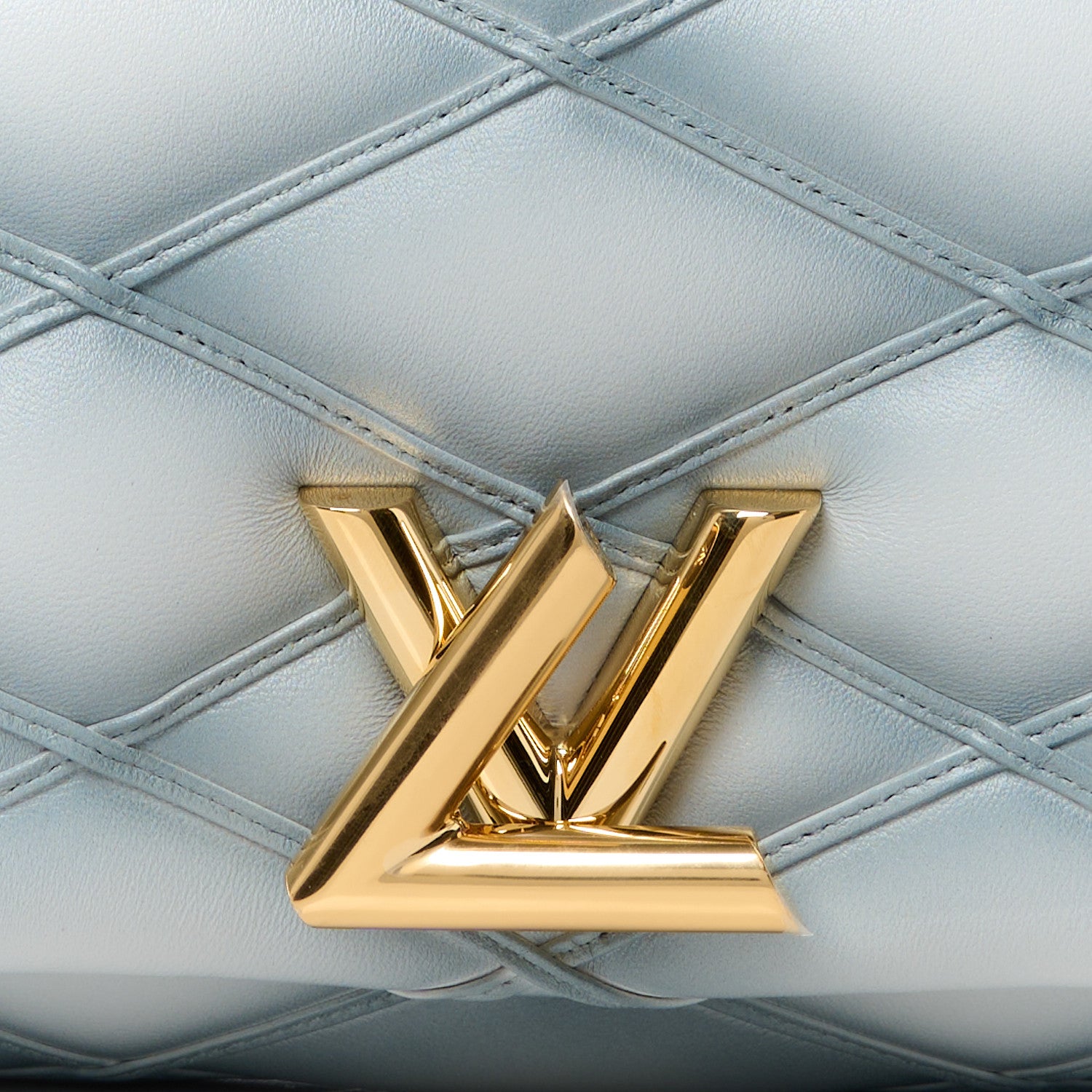 Louis Vuitton Lambskin Malletage GO-14 MM Ecume 9 of 11