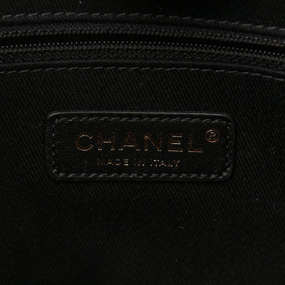 Chanel Mixed Fibers Small Deauville Tote Black 6 of 9