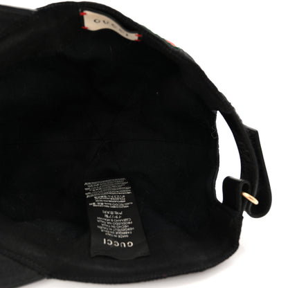 Gucci Monogram Web Baseball Hat M 58 Black 7 of 9