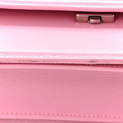 Balenciaga Calfskin Stripe Embossed Medium Gossip Bag Candy Pink 10 of 10