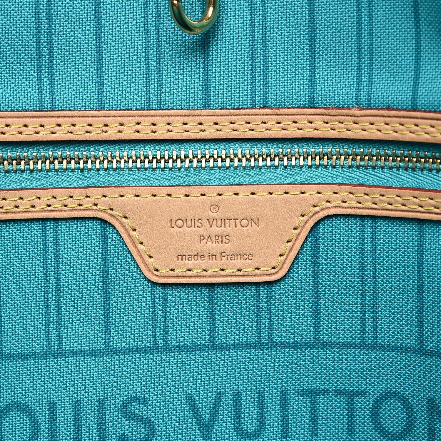 Louis Vuitton Monogram V Neverfull MM Turquoise 7 of 16
