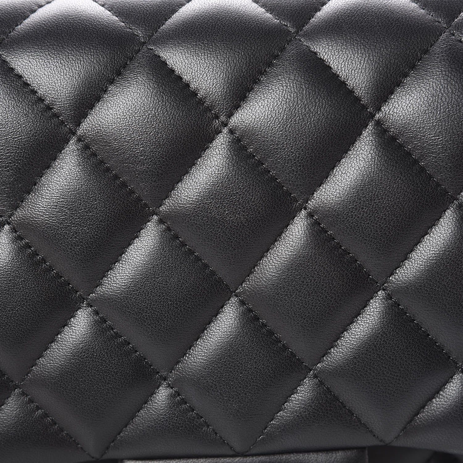 Chanel Lambskin Quilted Jumbo Double Flap So Black 16 of 25