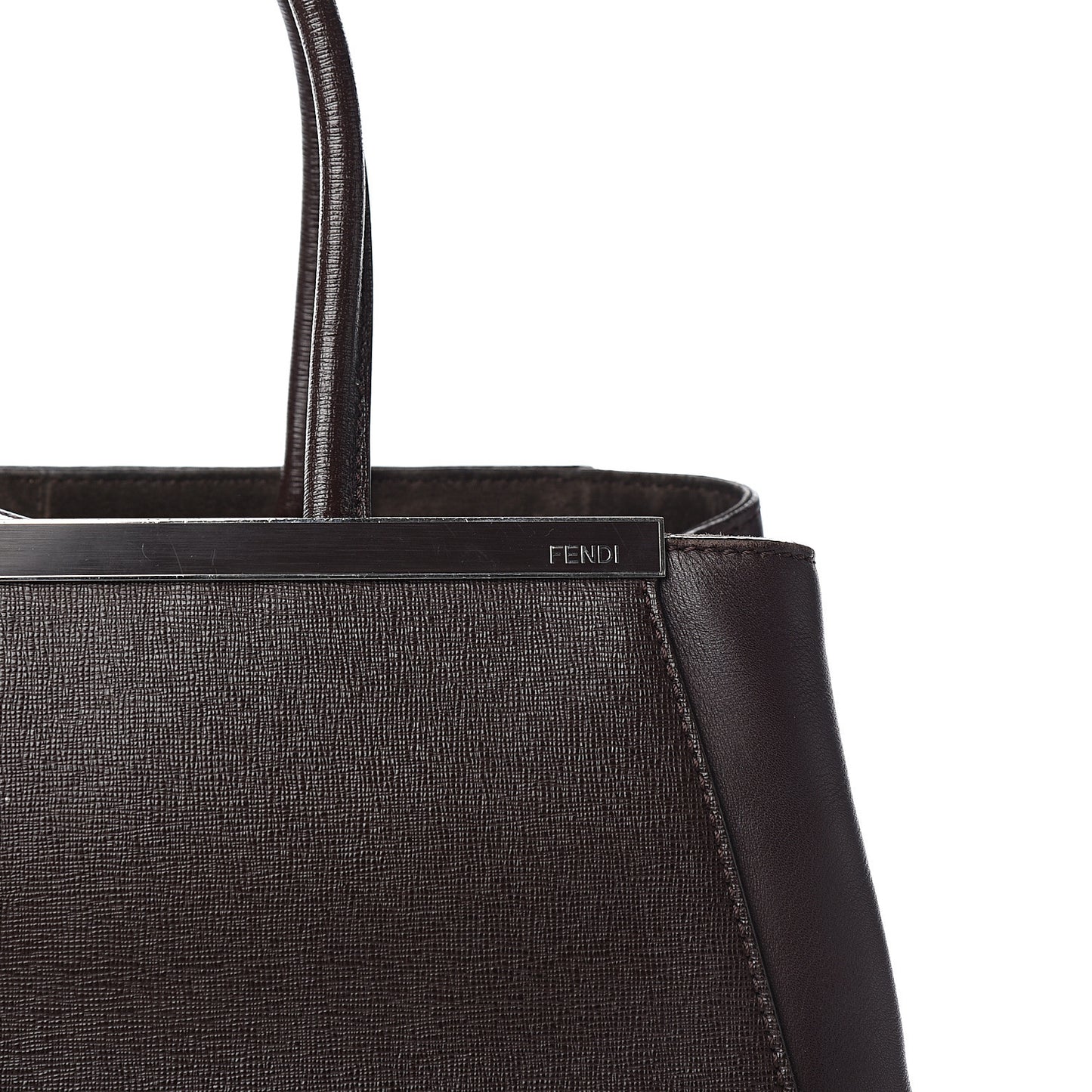 Vitello Elite Regular 2Jours Tote Caffe Noir