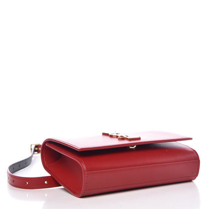 Saint Laurent Smooth Calfskin Monogram Kate Belt Bag Red 4 of 8