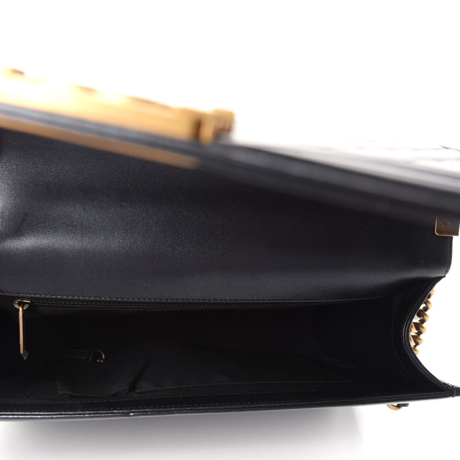 Chanel Iridescent Lambskin Quilted Large Boy Flap Black 5 of 10