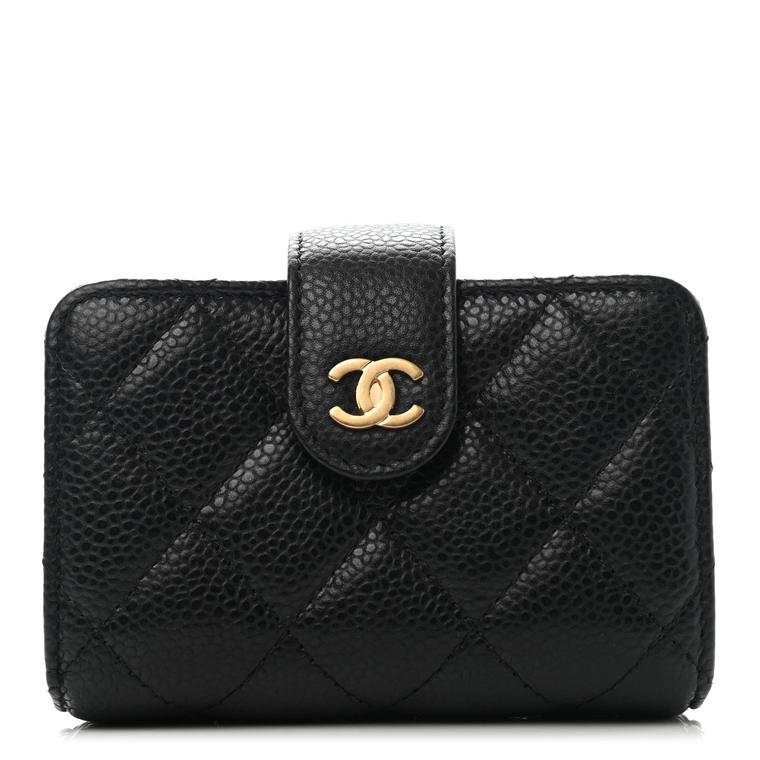 Chanel Caviar Quilted Gusseted Card Holder Black 1 of 7